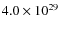 $4.0\times 10^{29}$