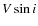 $V\sin i$