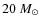 $20~M_{\odot}$
