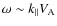 $\omega\sim k_{\parallel}V_{\rm A}$