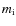 $m_{\rm i}$