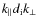 $k_{\parallel}d_{\rm i}k_{\perp}$