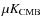 $\mu K_{\rm CMB}$