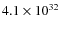 $4.1\times10^{32}$
