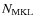 $N_{\rm MKL}$