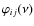 $\varphi_{ij}(\nu)$