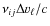 $\nu_{ij}\Delta v_\ell/c$