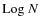 ${\rm Log}~N$