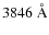$3846~\hbox{\AA}$