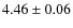 $4.46\pm0.06 $