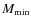 $M_{\rm min}$