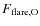 $F_{\rm flare, O}$
