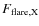 $F_{\rm flare, X}$