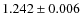 $ 1.242 \pm 0.006$