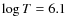$\log T=6.1$