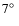 $7\hbox{$^\circ$ }$