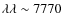 $\lambda\lambda\sim7770$