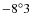 $-8^\circ3$