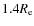 $1.4 R_{\rm e}$