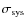 $\sigma_{\rm {sys}}$