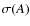 $\sigma(A)$