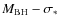 $M_{{\rm BH}}-\sigma_*$