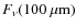 $F_{\nu}(100~\mu{\rm m})$