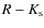 $R-K_{\rm s}$