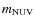 $m_{\rm NUV}$