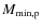 $M_{\rm min, p}$
