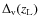 $\Delta_{\rm v}(z_{\rm L})$
