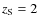 $z_{\rm S} = 2$