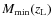 $M_{\rm min}(z_{\rm L})$