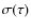 $\sigma(\tau)$