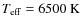 $T_{\rm eff}\rm=6500 ~ K$