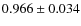 $0.966\pm0.034$