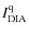$I_{\rm DIA}^{\rm q}$