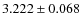 $3.222 \pm 0.068$