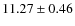 $11.27 \pm 0.46$