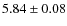 $5.84 \pm 0.08$