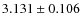 $3.131 \pm 0.106$
