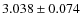 $3.038 \pm 0.074$