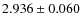 $2.936 \pm 0.060$