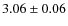 $3.06 \pm 0.06$