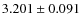 $3.201 \pm 0.091$