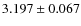 $3.197 \pm 0.067$