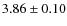 $3.86 \pm 0.10$