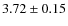 $3.72 \pm 0.15$