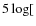 $5 \log[$