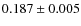 $0.187\pm0.005$